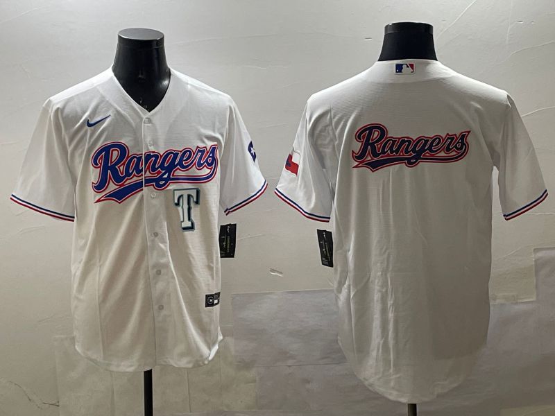 Men Texas Rangers Blank White Game 2025 Nike MLB Jersey style 12->texas rangers->MLB Jersey